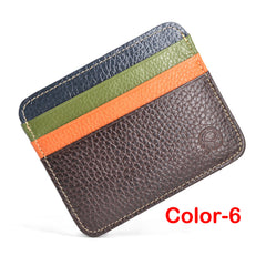 RFID Blocking Leather Wallet Slim Front Pocket Wallet