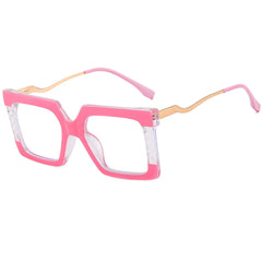 Colorful Frame Light Blocking Glasses - Eye Fatigue Relief & UV Glare Protection