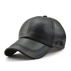 Men's PU Leather Baseball Cap