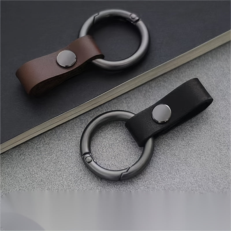 Soft Leather Car Keychain Key Holder Key Organizer for Men Women