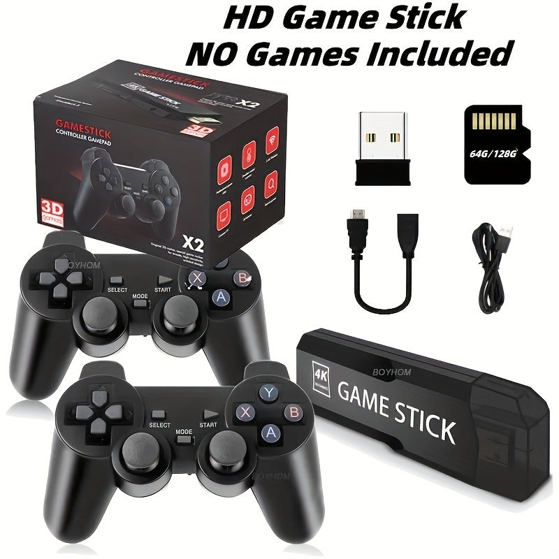 K8 Video Game Console 128G 64G Player Console Wireless Controller TV Game Stick