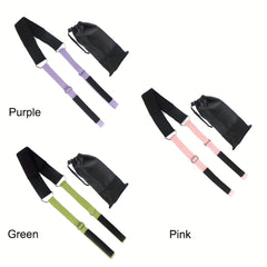 Yoga Stretching Strap Leg Stretcher Elastic Band For Exercising