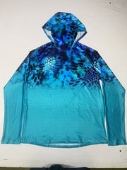 Men's Sun Protection Hoodie Long Sleeve Top for Outdoor Fishing