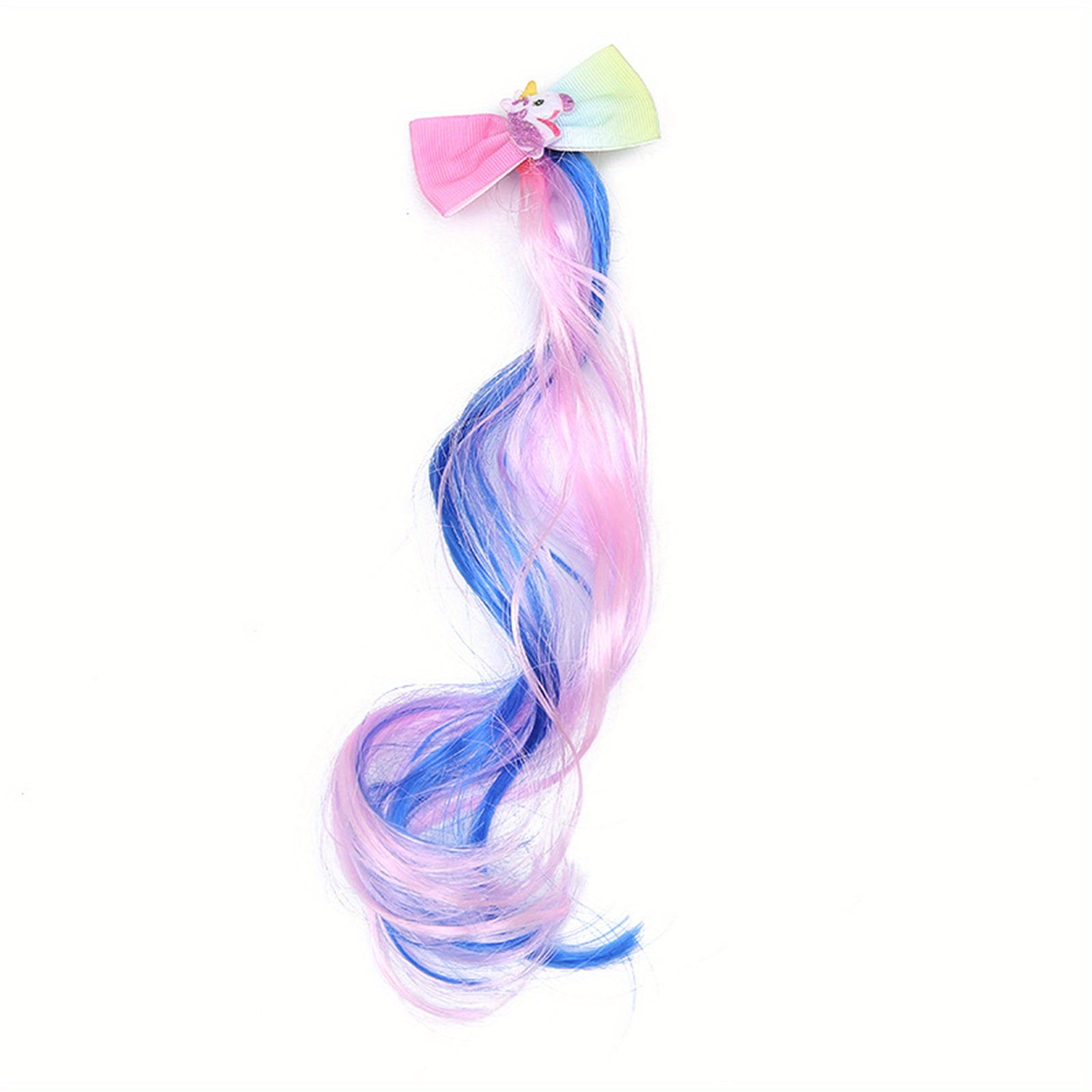 Unicorn Bowknot Decor Hair Clip for Party Performance