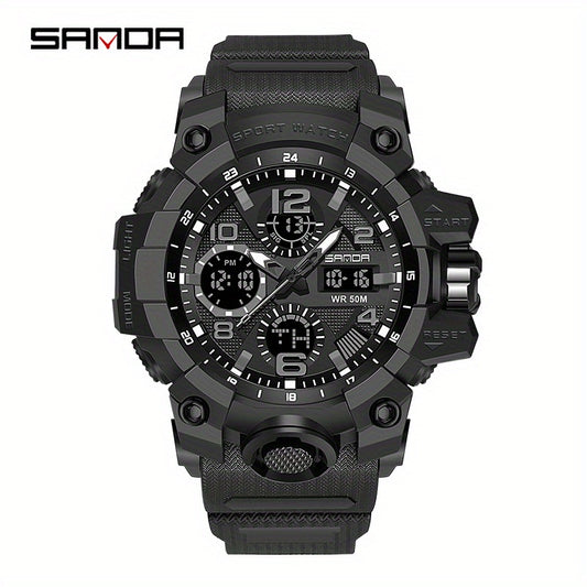 Waterproof Digital LED Outdoor Military Men's Watch