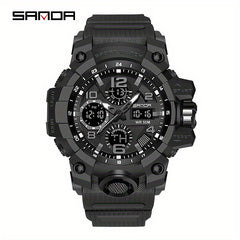Waterproof Digital LED Outdoor Military Men's Watch