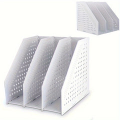 Vertical File Frame Desktop File Rack Office Storage Organizer