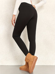 Plush Lined Tummy Control Slimming Pants