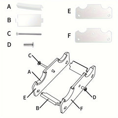 Acrylic Dumbbell Stand Fitness Equipment Small Dumbbell Storage Rack