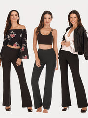 Bootcut Yoga Pants with Pockets High Waist Workout Leggings