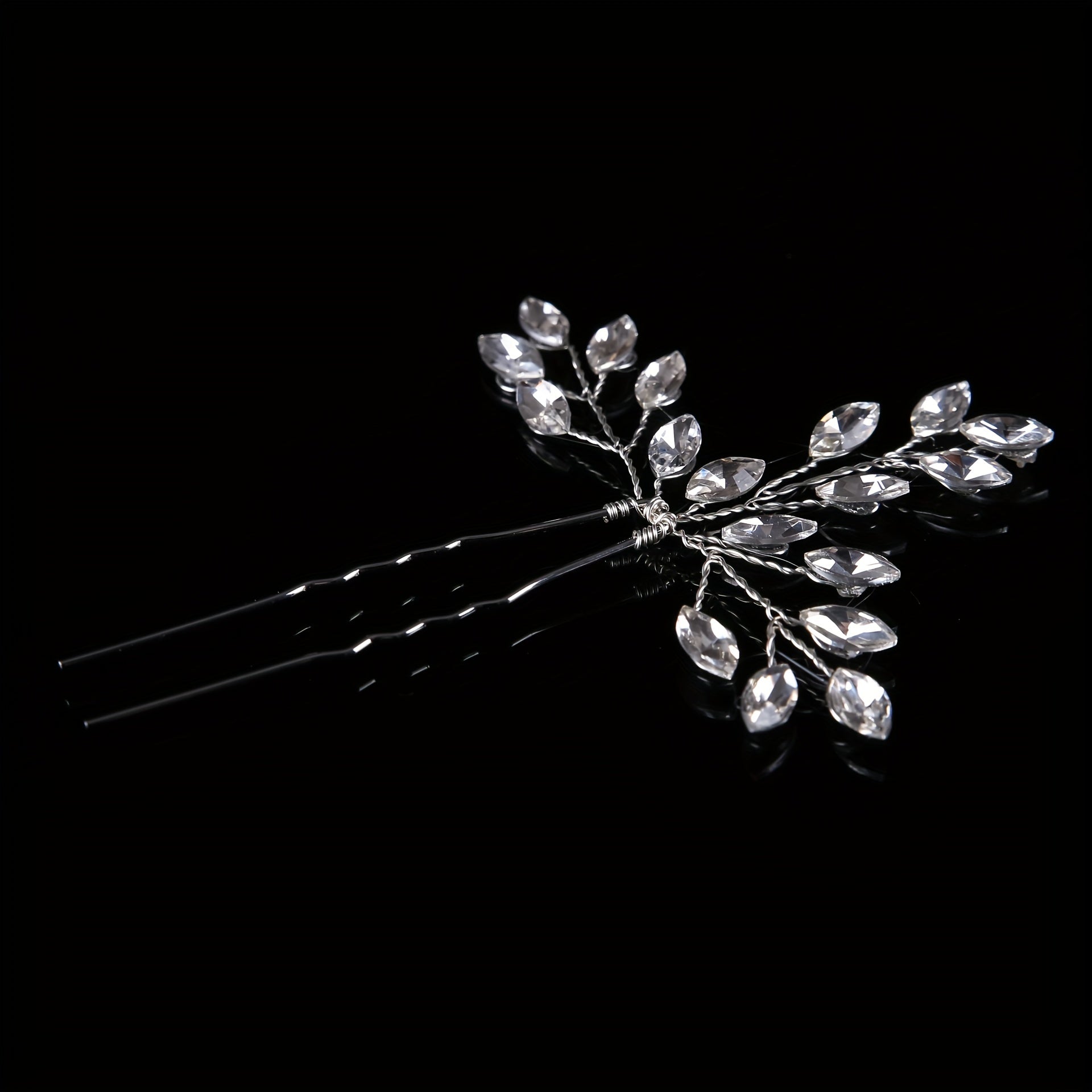 Crystal Hair Pins U-shaped Hairpin Wedding Hair Accessories