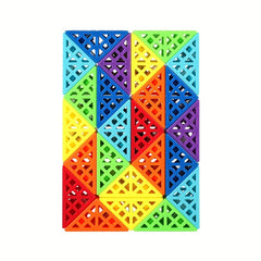 Educational Snake Cube Toy SENGSO 24 Segment Fidget Snake Cube Puzzle Toy