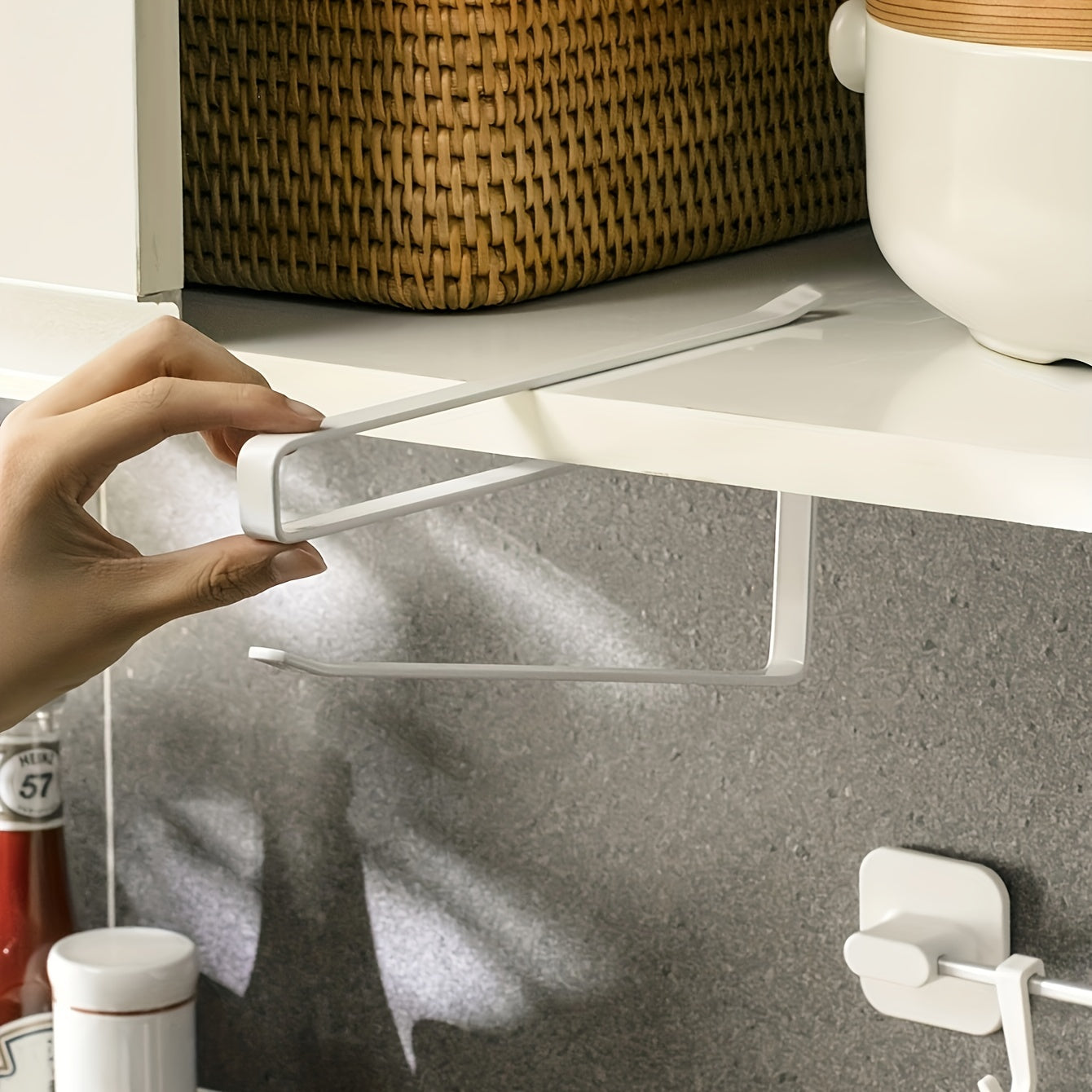 Thick Paper Towel Holder Under Cabinet Kitchen Accessories