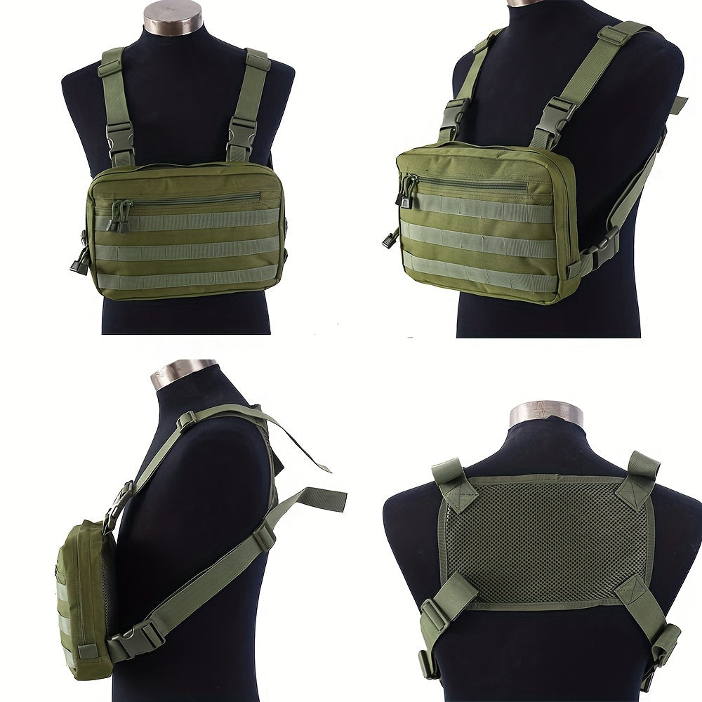 Outdoor Sports Chest Bag Mesh Breathable Chest Bag