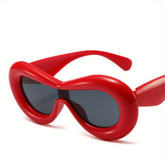Y2K Oval Sunglasses Cat Eye Candy Shades