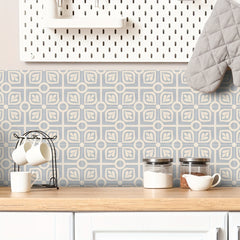 Nordic Style Adhesive Stair Stickers - Waterproof Tile Patterns