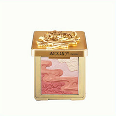 Blush Shimmer Glow Waterproof Palette Highlighter Blush Eyeshadow