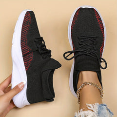 Breathable Running Shoes Women's Lace Sneakers