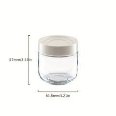 Glass Sealed Food Storage Jar with Easy Open Lid