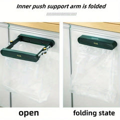 Kitchen Foldable Garbage Rack Wall Mounted Storage Rack