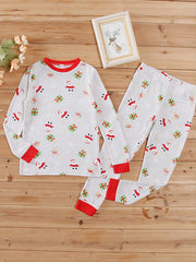 2pcs Kids Christmas Tight Fit Pajamas