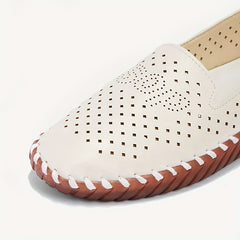 Women's Summer Hollow Out Flat Shoes Soft Sole Slip On Comfortable Loafers