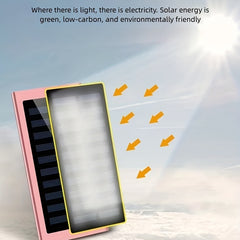 20000mAh Solar Charger Portable Outdoor Sports Power Bank