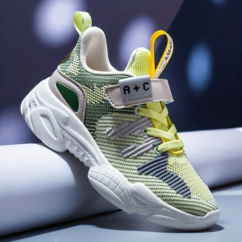 Boys Striped Sneakers Breathable Casual Shoes