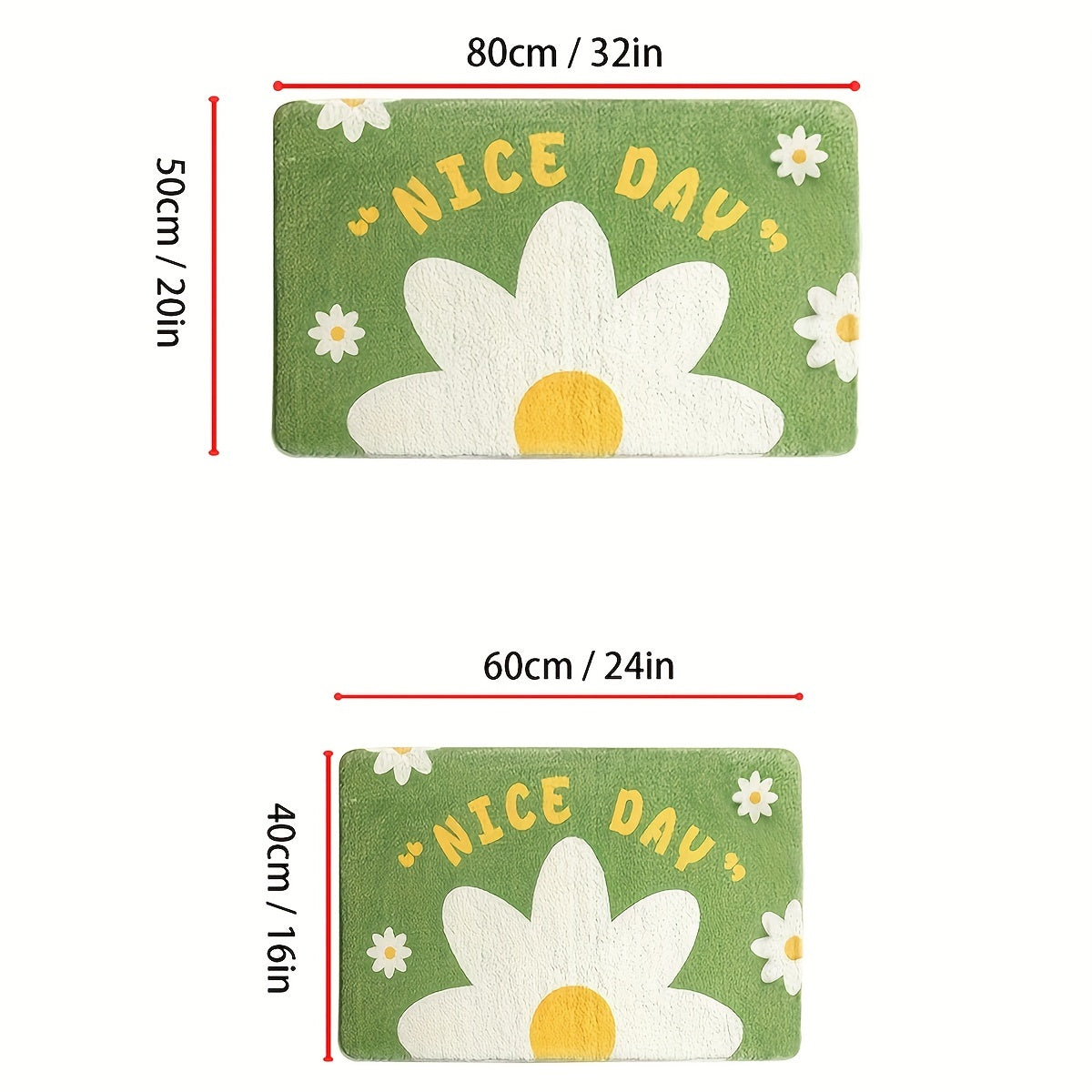 Cartoon Water Absorbent Bath Mat Soft Quick Drying Cashmere Carpet