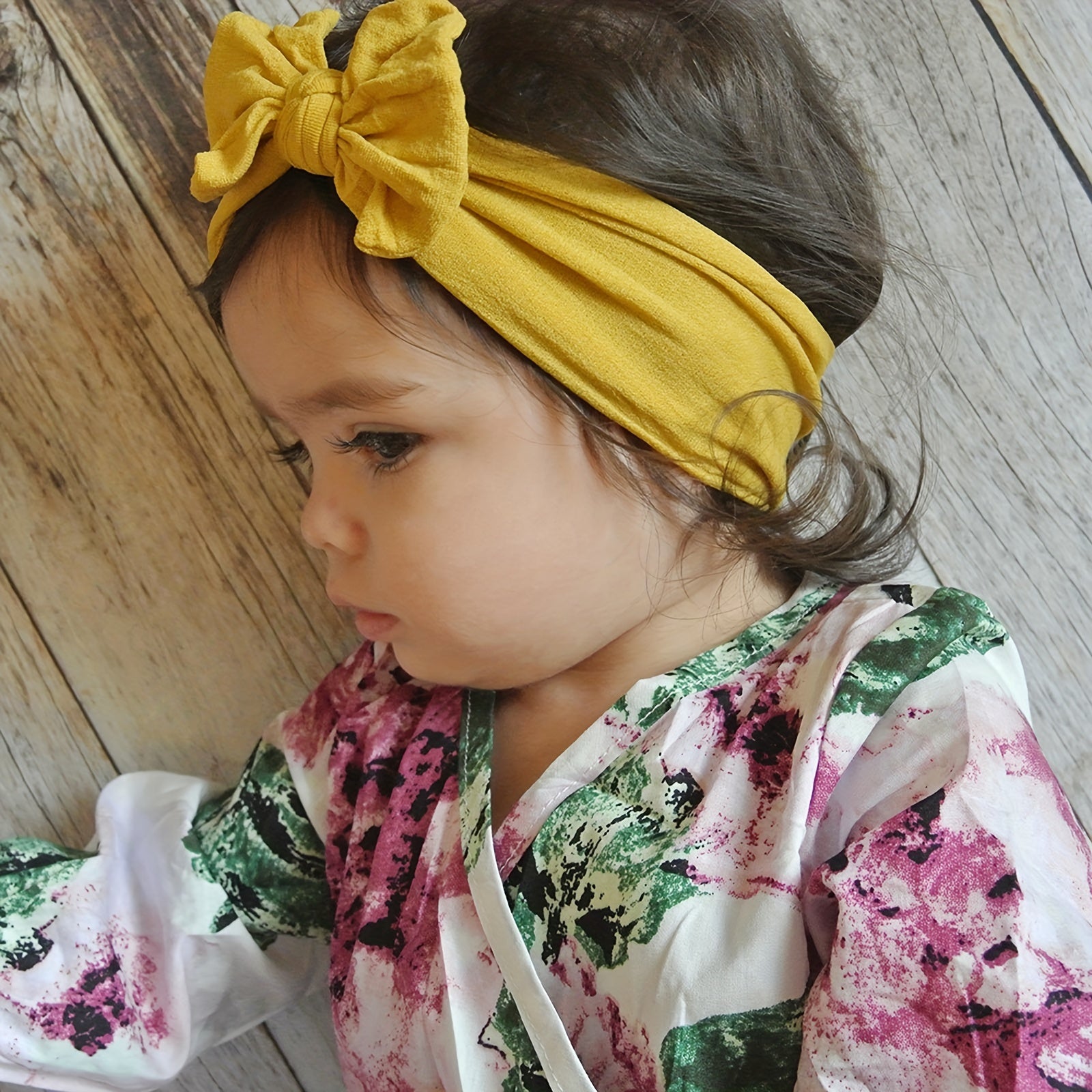 Cartoon Bow Nylon Headband for Baby Girls Photoshoots