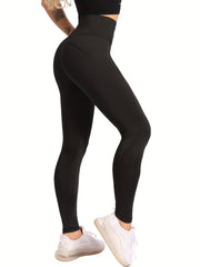Yoga Fitness Leggings Solid Sports Pants Women's Activewear