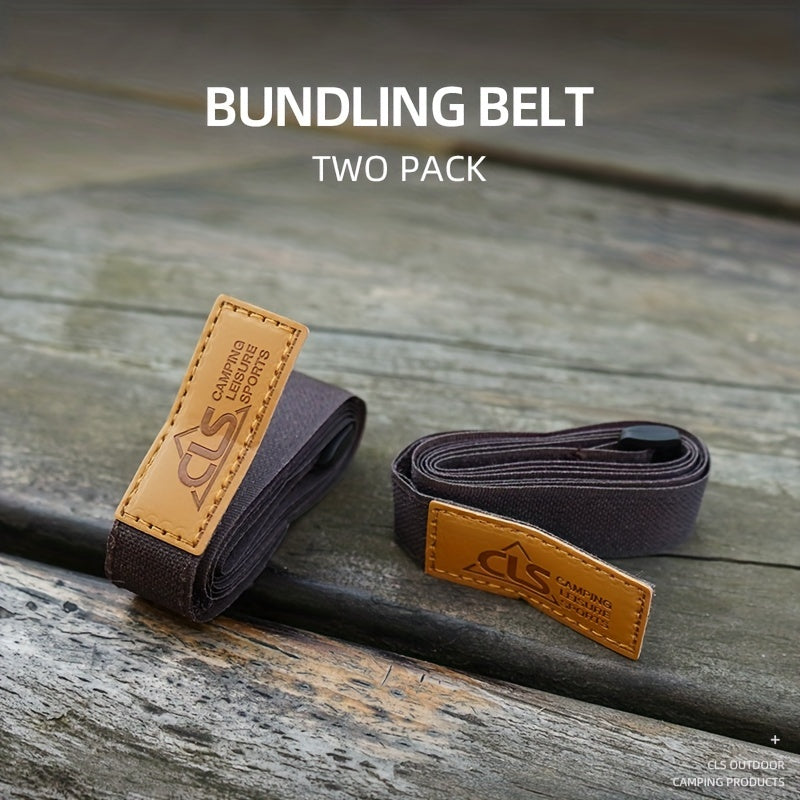2pcs Luggage Straps with Adjustable Camping Bundle Strap