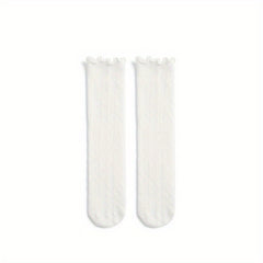 Baby Girls Lace Breathable Knee High Socks