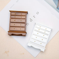 Dollhouse Mini Furniture Standing Cabinet