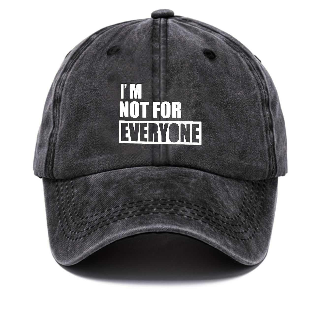 Distressed Washed Cotton Baseball Cap Trucker Hat Vintage Adjustable