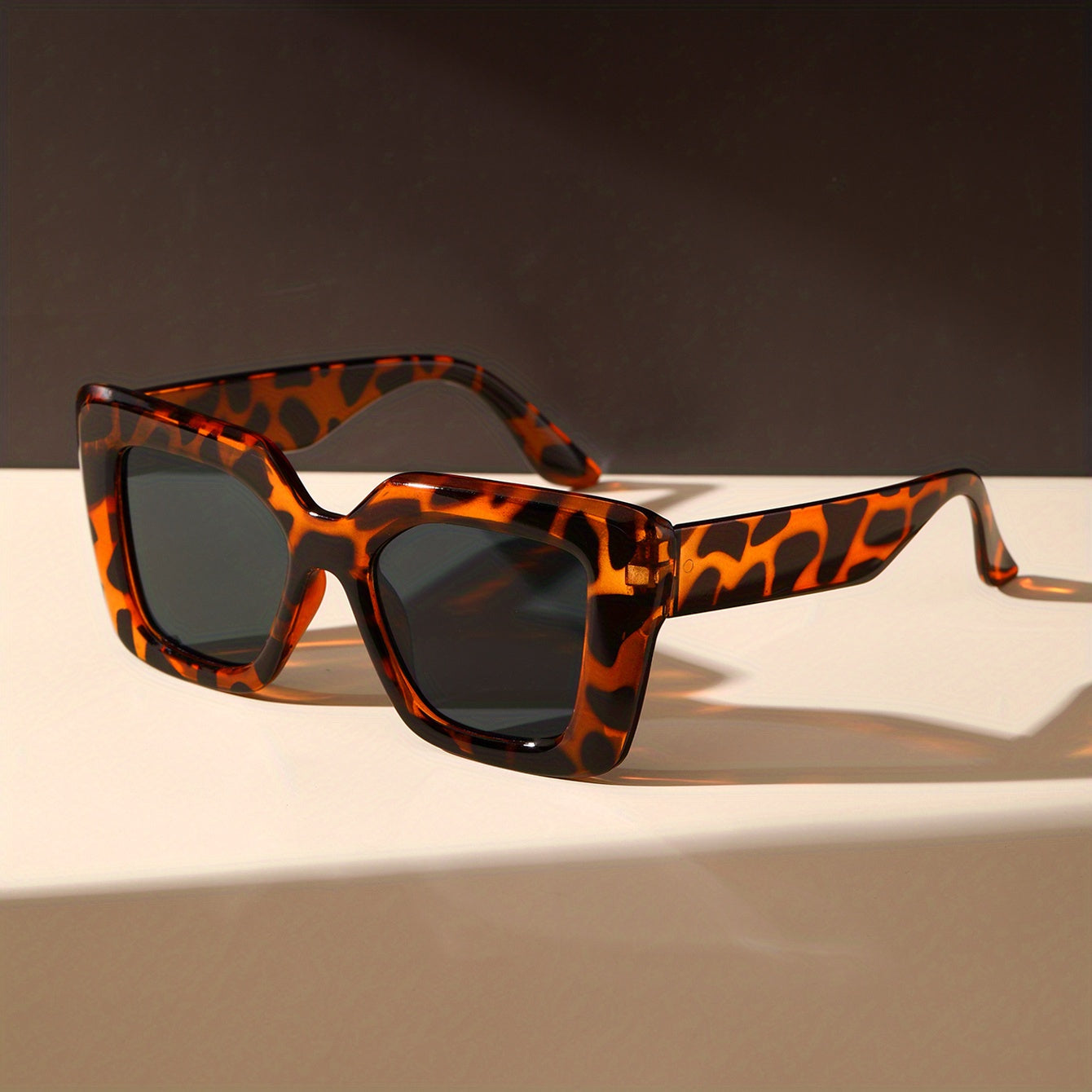 Rectangular Frame Sunglasses Classic Cat Eye Sunshade Eyewear