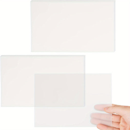 100 Sheets Transparent Liner Notes 7.62x12.7 Waterproof Adhesive Pad