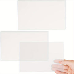 100 Sheets Transparent Liner Notes 7.62x12.7 Waterproof Adhesive Pad