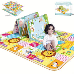Foldable Kids Rug Cartoon Pattern Educational Activity Surface