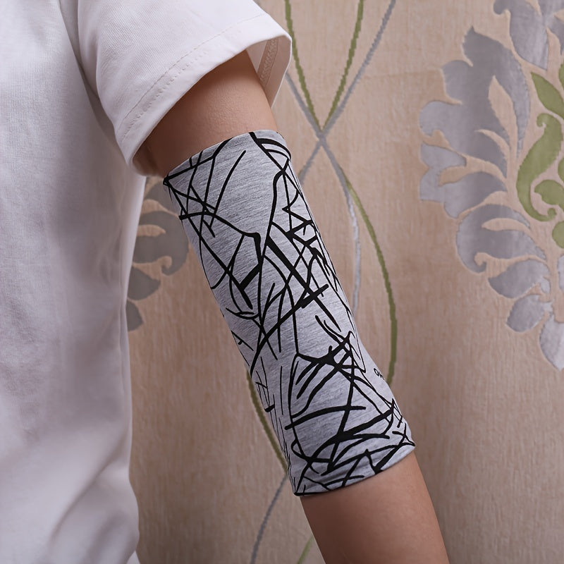 Men's Elbow Protector Thin Arm Sleeve Warm Arm Cover Tattoo Cover