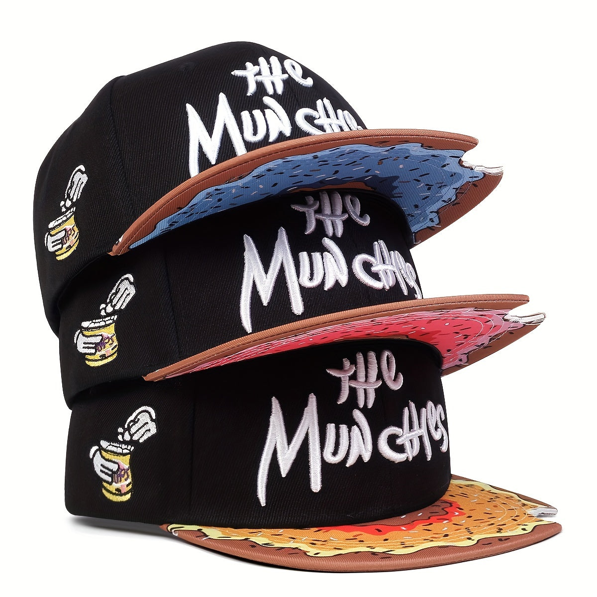 Donut Brim Snapback Hat Unisex Hip Hop Sunscreen Baseball Cap Golf Dad Hats