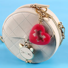 Heart Puzzle Silicone Resin Mold Keychain Pendant Necklace Jewelry Making