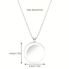 5x Magnifying Glass Necklace Pendant, 1.7in Lens, Ideal Gift