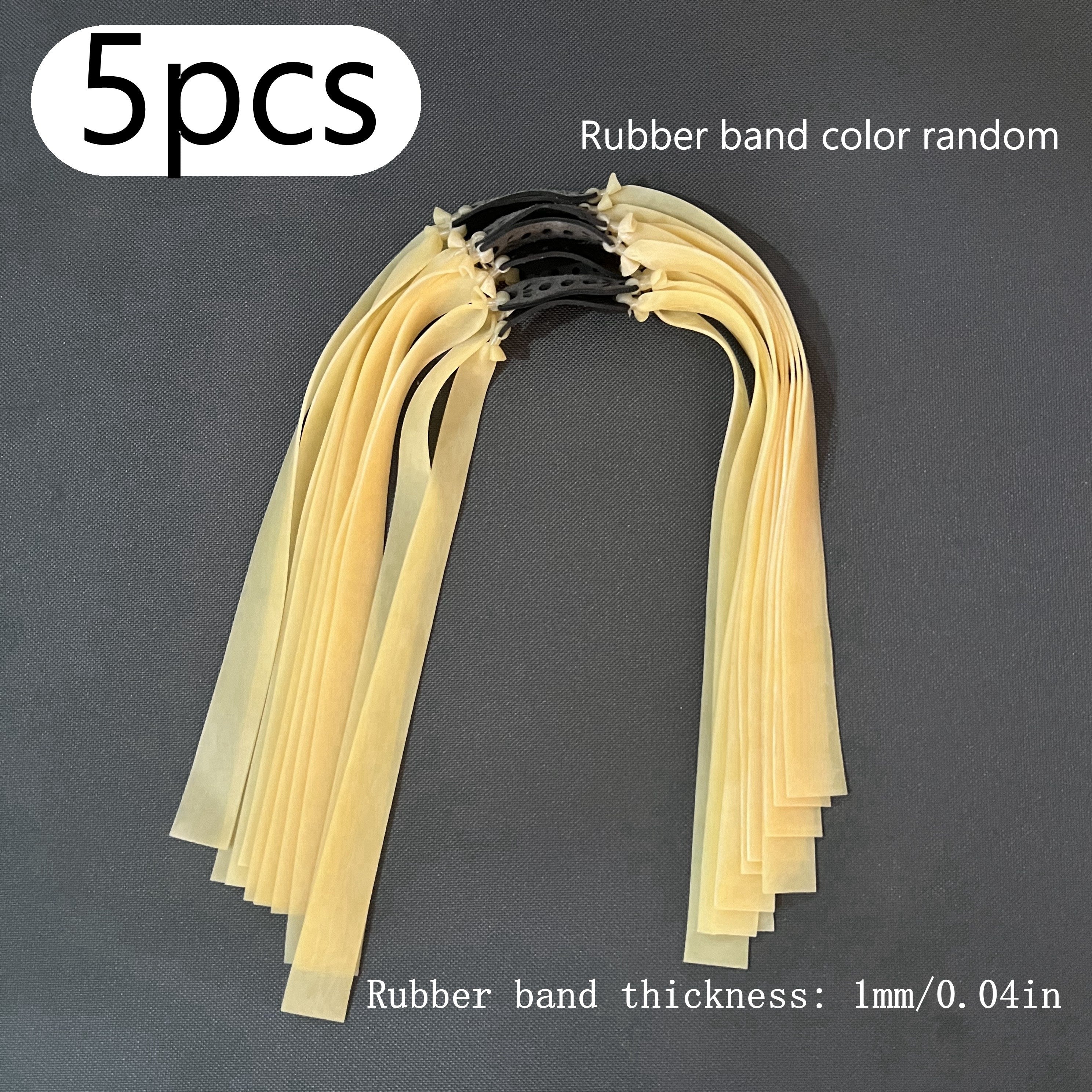 10pcs Elastic Tubular Bands Replacement Rubber Band for Outdoor Games
