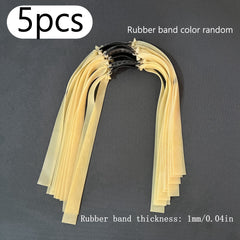10pcs Elastic Tubular Bands Replacement Rubber Band for Outdoor Games