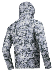 Men's Camo UPF 50 Sun Protection Hoodie Long Sleeve