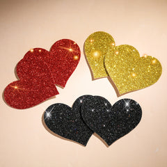 3 Pairs Love Shape Nipple Stick On Anti Convex Women's Lingerie Accessory