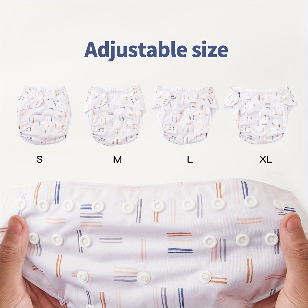 Fashionable Baby Cloth Diaper 2pcs Set Waterproof & Reusable