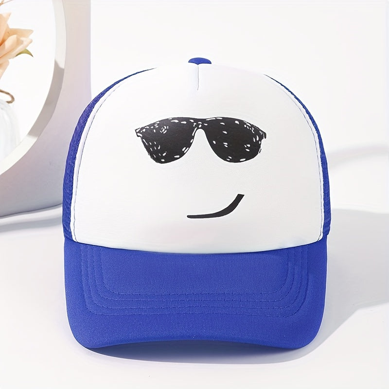 Sunglasses Printed Baseball Cap Sunshade Trucker Hat
