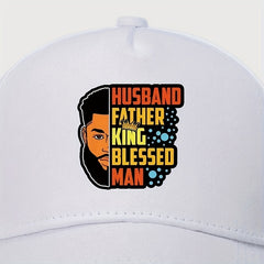 Printed Baseball Cap Cotton Adjustable Sunscreen Peaked Hat